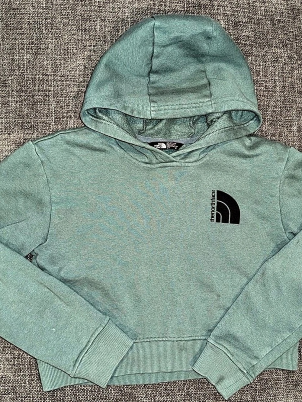 The North Face Camp Fleece Pullover Hoodie Girls Medium Green